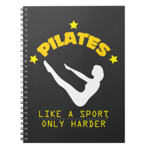 Carnet Pilates aiment un sport, seulement Contrology