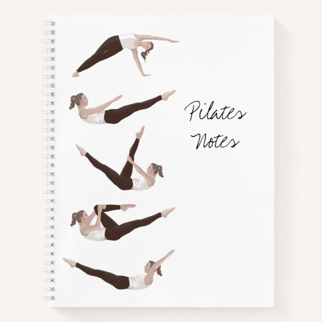 Carnet Pilates Notes Ordinateur portable Spiral (Devant)