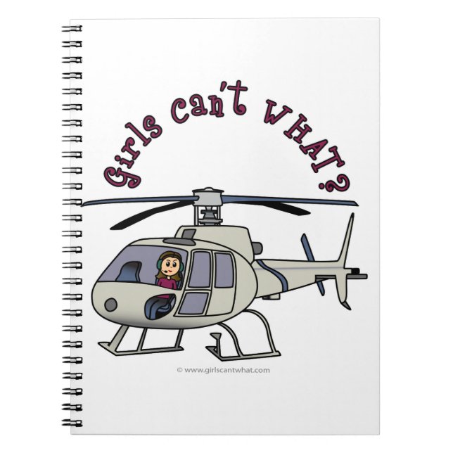 Carnet Pilote d'hélicoptère léger (Devant)
