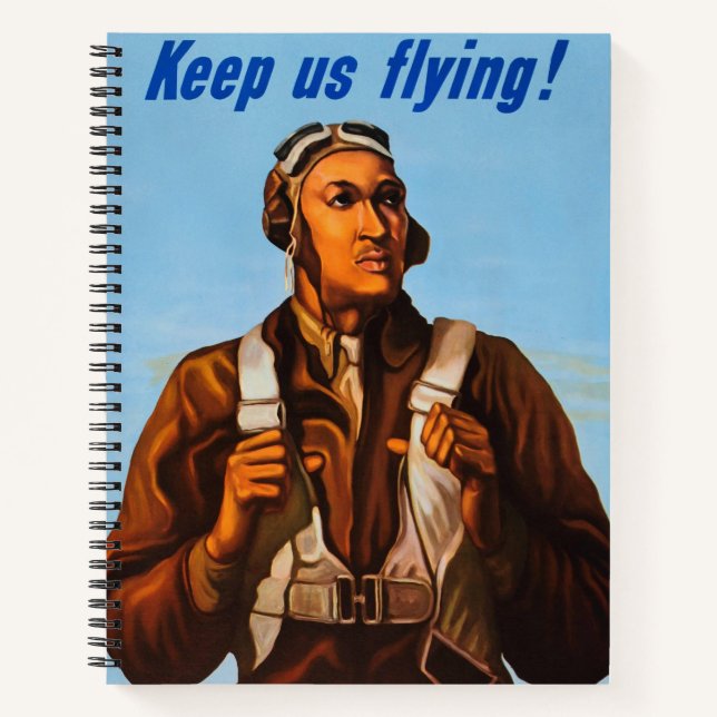Carnet Pilotes d'aviation afro-américains de 2ÈME GUERRE  (Devant)
