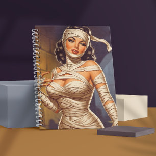 Carnet Pin-up de momie vintage