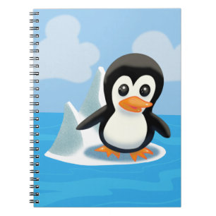 Carnet Pingouin de dessin adorable