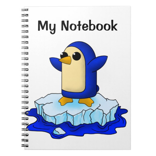 Carnet Pingouin mignon bébé (Devant)