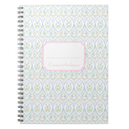Carnet Pink and Blue Floral Grandmillennial