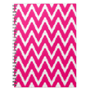 Carnet Pink Asian Moods Ikat Chevrons