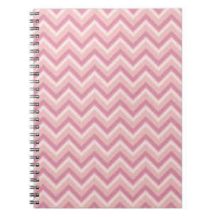 Carnet Pink Chevron Pretty
