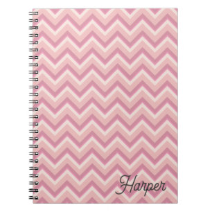 Carnet Pink Chevron Pretty Notebook
