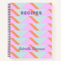 Pink clair Pastel Retro Geometry Custom Recette