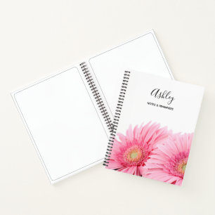 Carnet Pink Gerbera Daisies Elegant Photo