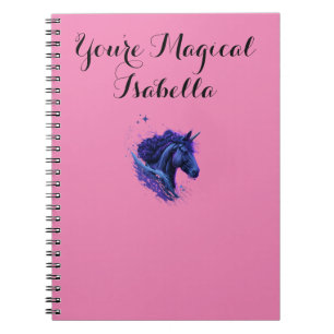 Carnet Pink Lover Vous êtes Magical Unicorn Nom de l'Imag