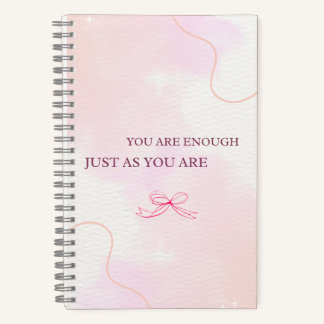 Carnet pink notebook, cute journal, kawaii stationery