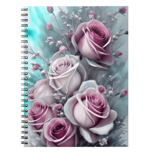 Carnet Pink Roses (Devant)