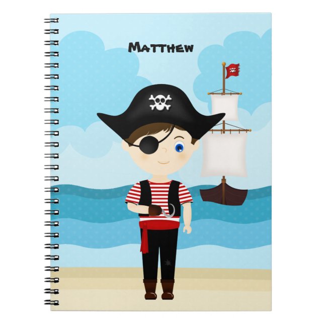 Carnet Pirate Boy (Devant)