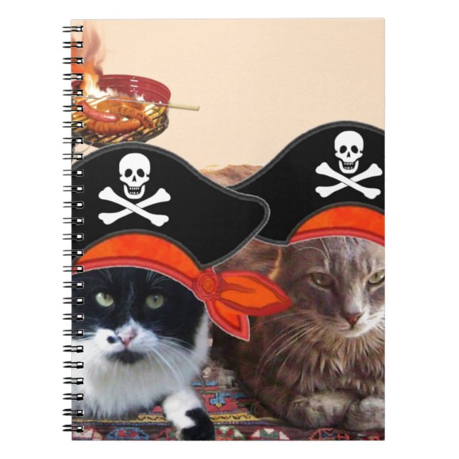 Carnet PIRATE CATS, Parlez comme un jour de pirates (Devant)