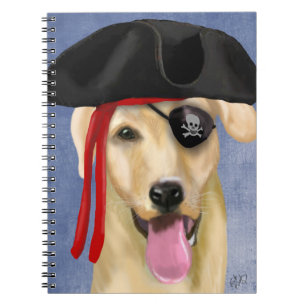 Carnet Pirate jaune de Labrador