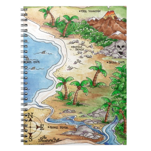 Carnet Pirate map (Devant)