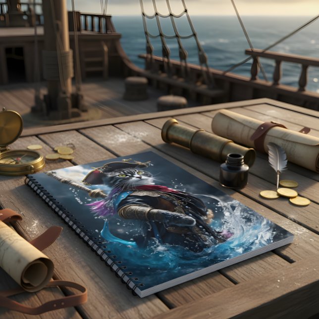 Carnet Pirates purés : Pirate de chats Whimsical (Créateur téléchargé)