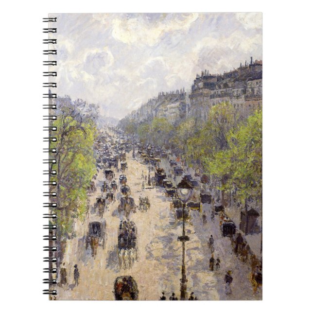 Carnet Pissarro - Boulevard Montmartre, Printemps (Devant)