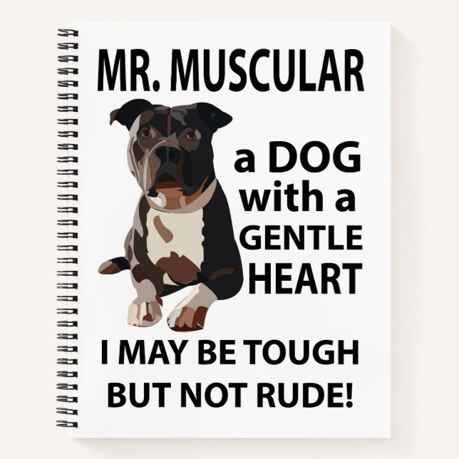 Carnet Pitbull chien animal animal animal animal de compa (Devant)