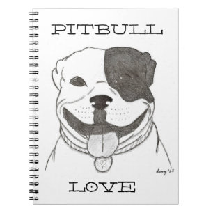 Carnet Pitbull Love Notebook