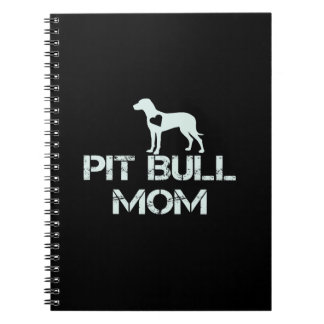 Carnet Pitbull maman aime tellement les chiots