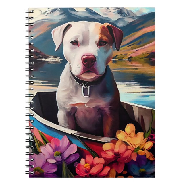 Carnet Pitbull sur une pagaie : une aventure Pittoresque (Devant)