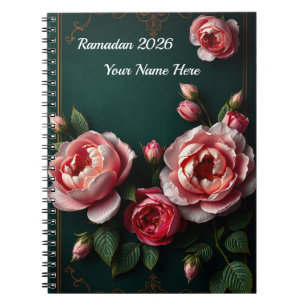 Carnet Pivoine Luxueuse Arabesque