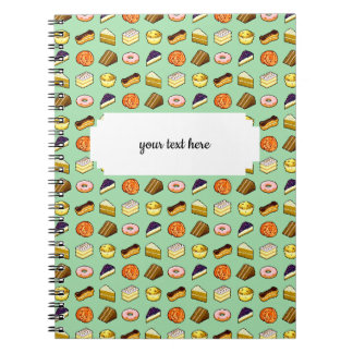 Carnet Pixel Art Delicious Cakes Pattiserie Motif