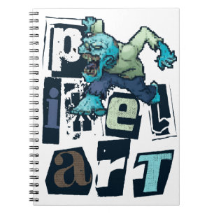Carnet Pixel art et monstre