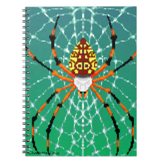 Carnet Pixel banana spider
