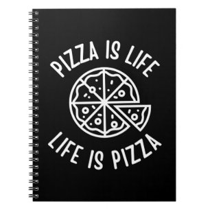 Carnet Pizza, c'est la vie, c'est la pizza, c'est drôle