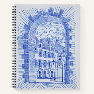 Carnet Place des Vosges Marais, Paris, France