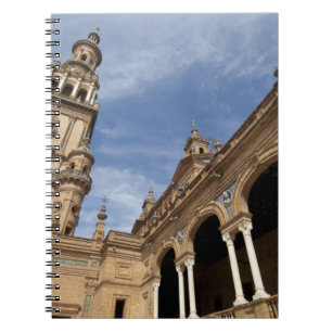 Carnet Place d'Espagne, Séville, Andalousie, Espagne