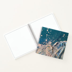 Carnet Plage Côtière Vague Beaux Art Peinture