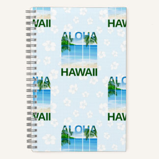 Carnet Plage d'été de l'île d'Aloha Hawaii