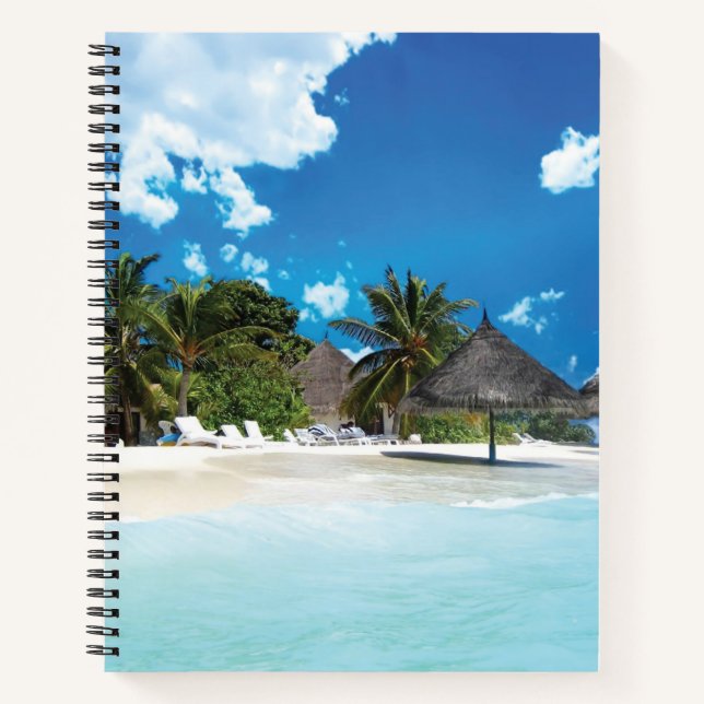 Carnet Plage exotique (Devant)