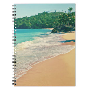 Carnet Plage paisible de l'île tropicale