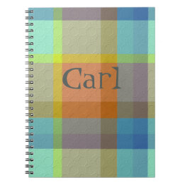 Carnet  Plaid décoratif