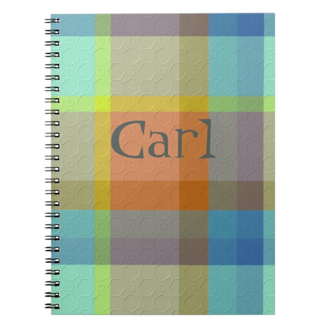 Carnet  Plaid décoratif (Devant)
