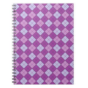 Carnet Plaid violet