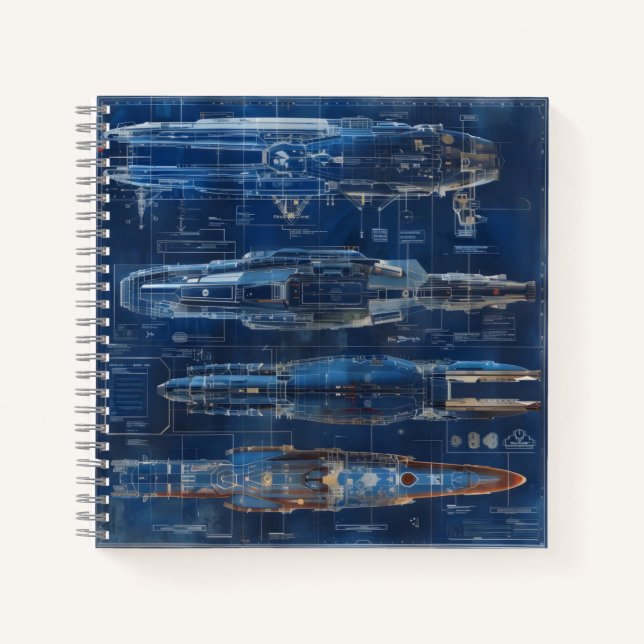 Carnet Plan d'expédition spatiale (Devant)