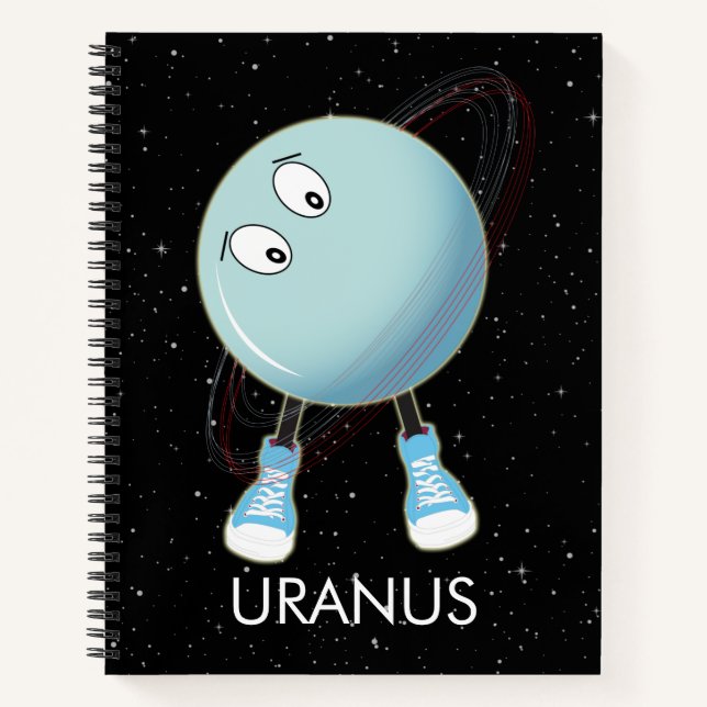 Carnet Planète Uranus & Étoiles (Devant)