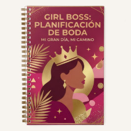 Carnet planificador de boda girl boss