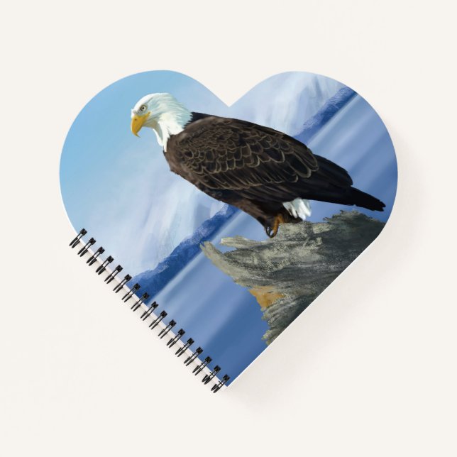 Carnet Planificateur d'aigle à tête blanche (Devant)