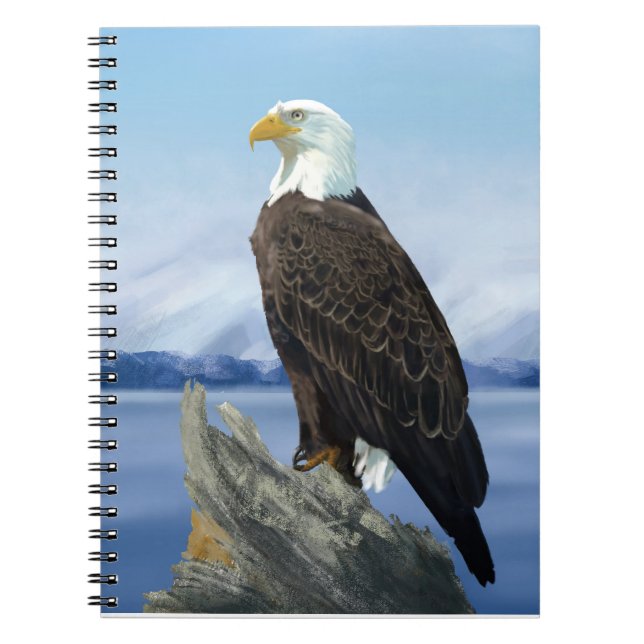 Carnet Planificateur d'aigle à tête blanche (Devant)