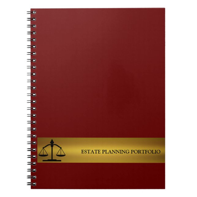 Carnet Planificateur de portefeuille de propriétés Estate (Devant)