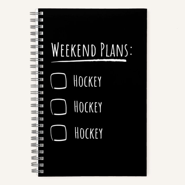 Carnet Plans de week-end Hockey (Recto)