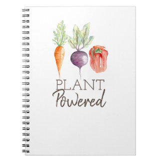 Carnet Plant Powered | Healthy Veggies Watercolor