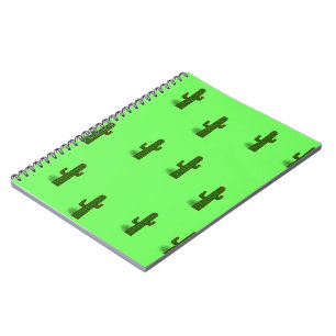 Carnet Plante Cactus sur vert clair