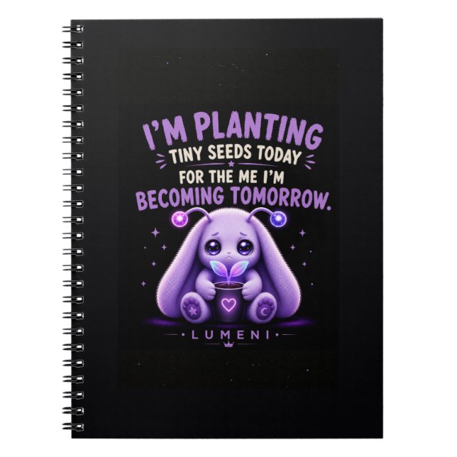 Carnet Planter de minuscules graines (Devant)